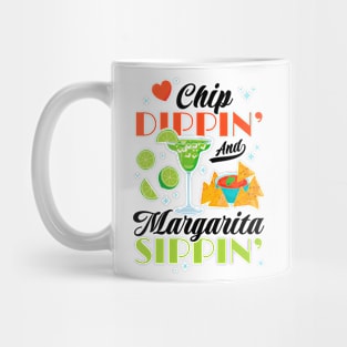 Chip Dippin' And Margarita Sippin' Funny Cinco de Mayo Men Mug